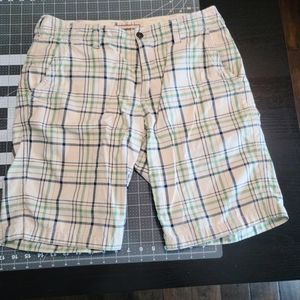 Express mens vintage plaid shorts size 30